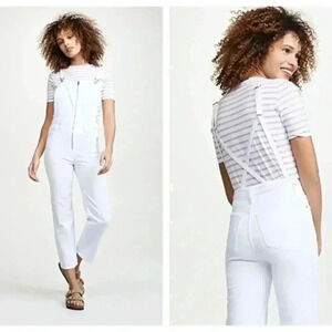 Hudson Avalon Overalls White Size 28